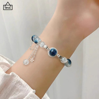 COD❤️สร้อยข้อมือลูกปัดคริสตัลจี้รูปดาวหวานละเอียดอ่อนเครื่อง…