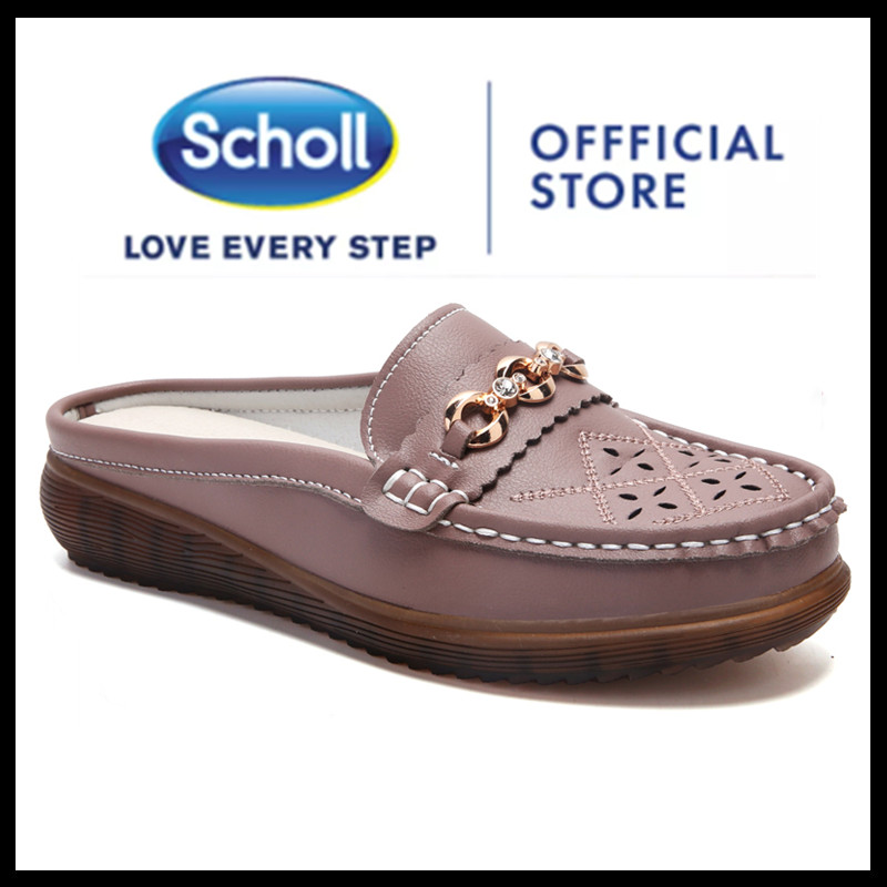 รองเท้าลำลองสำหรับผู้หญิง Scholl แบบ Boat Shoes สไตล์โลฟเฟอร์
