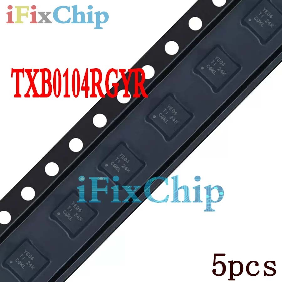 5 ชิ้นใหม่เอี่ยม TXB0104RGRYR TXB0104RGY TXB0104 YE04 VQFN14