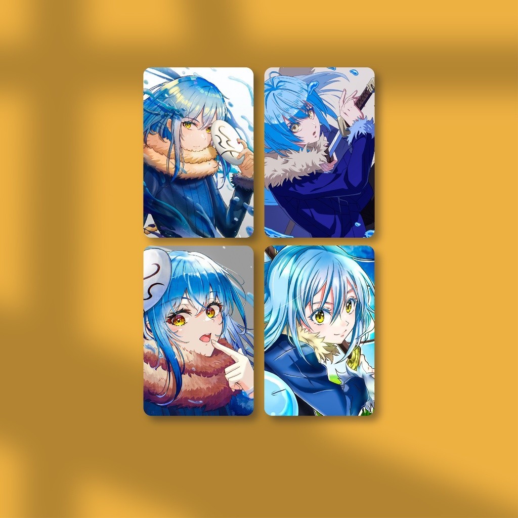 CORNERED CARD ️ Photocard Rimuru Tempest Tensei shentara Slime Datta Ken - เคลือบด้านมันเงากันรอยขีด
