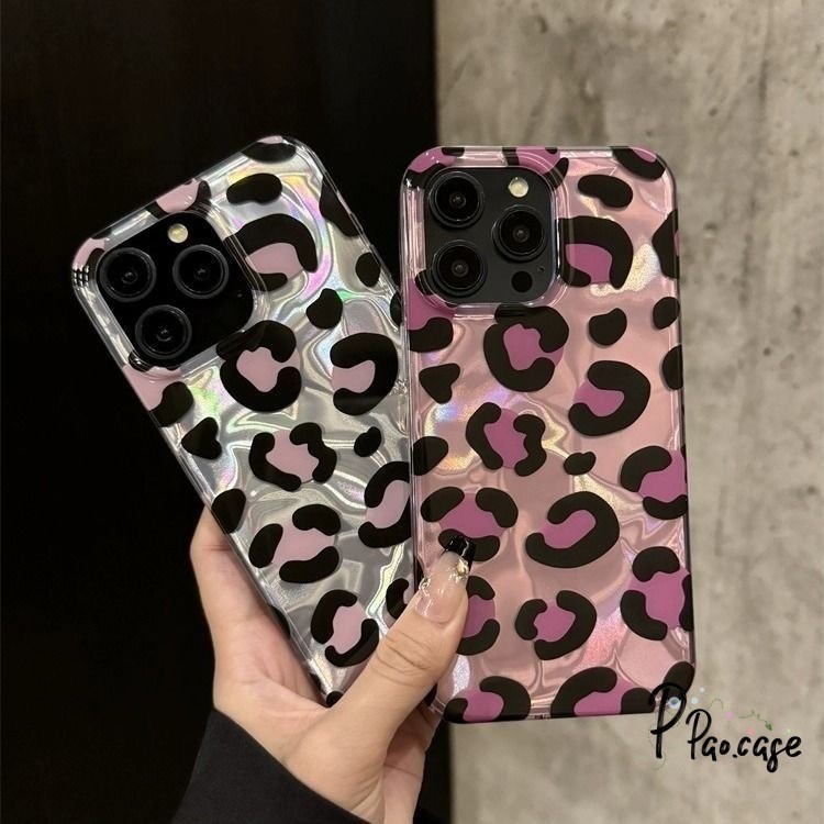 เคสน้ำลายเสือดาวเข้ากันได้กับ IPhone 16 15 11 7Plus 16 13 12 14 Pro Max XR 15 8 14 6 6s Plus X XS Max ฝาครอบเปลือกอ่อน