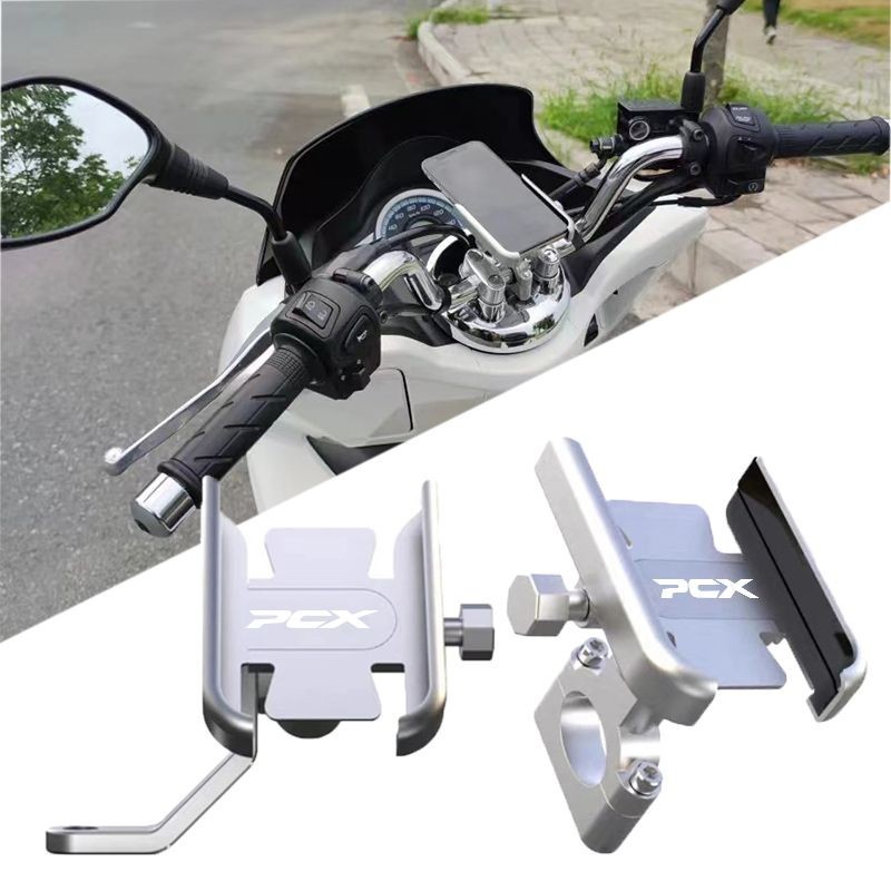 Honda PCX150 PCX160 PCX 125 150 160 อุปกรณ์เสริมแฮนด์รถจักรยานยนต์ที่วางโทรศัพท์มือถือขาตั้ง GPS Bracket