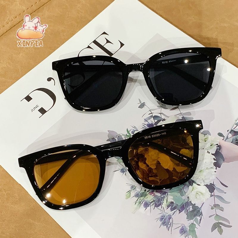 แว่นตากันแดดuv400 กรอบหนา ทรงสี่เหลี่ยม สีดํา สไตล์วินเทจ หรูหรา แฟชั่นเรโทร สําหรับผู้หญิง สําหรับผู้ชาย xinyia,th - รูปที่ 4