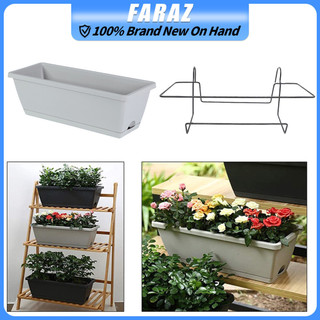 Plastic Big Planting Flower Pots Rectangular Layers Home Balcony Vegetable Box Wholesale