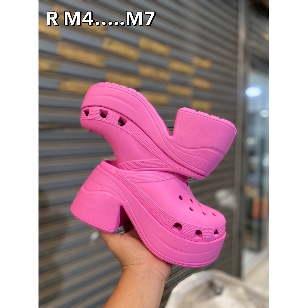 รองเท้าแตะส้นสูง  Siren Clog Platform Sz.W5-W9 เสริมส้น มาใหม่  รองเท้าส้นสูง  จัดส่งเร็ว V60A106 📸