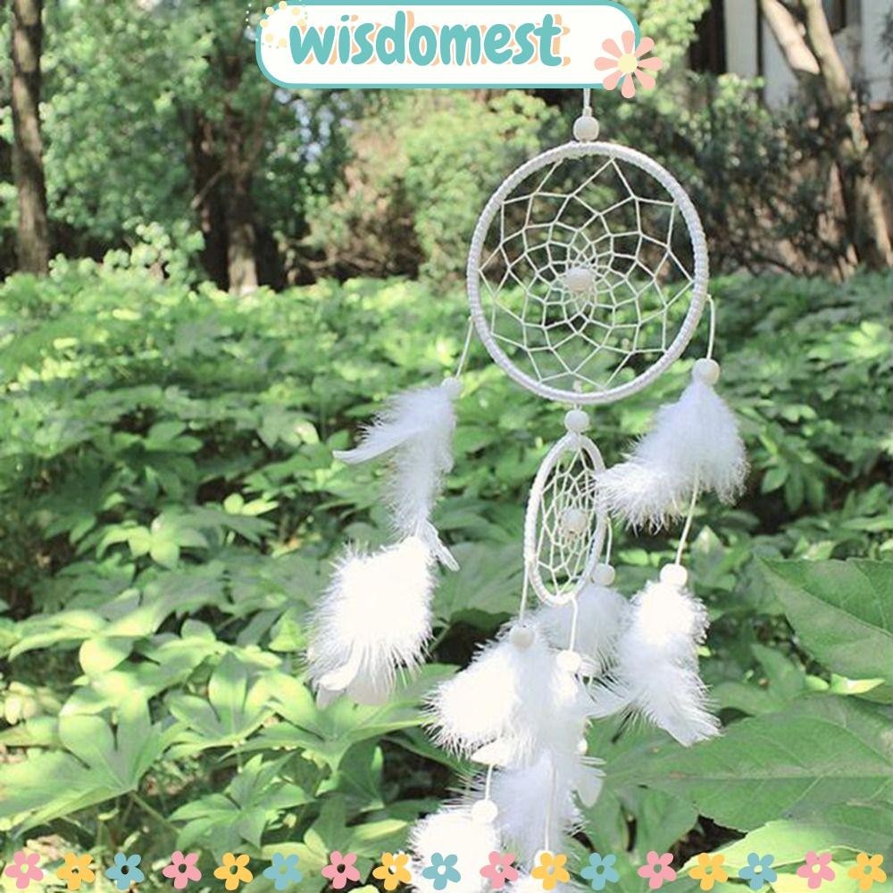 Wisdomest Dream Catcher ศาสนา Mascot Catching Up Handmade Tapestry Wind Chimes