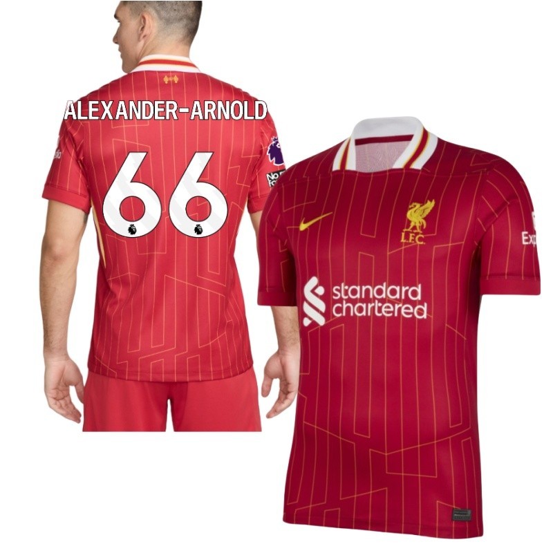 แฟน ๆ ฉบับที่ 24/25 เสื้อฟุตบอลลิเวอร์พูลเหย้าและเสื้อยืด ส-4เอ็กแอล,สามารถเพิ่มชื่อและจํานวนได้