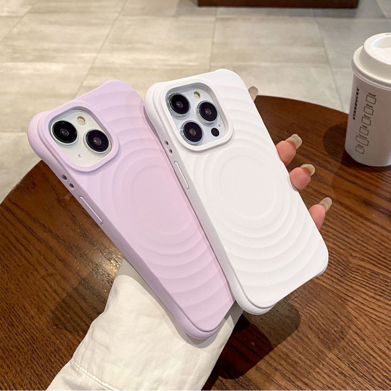 เคสโทรศัพท์สีทึบแบบแม่เหล็กสําหรับ ไอโฟน 11 13 12 14 15 16 มือโปร สูงสุด บวก ครอบคลุมเต็มรูปแบบป้องกันการตกแม่เหล็กเคสนิ่มปลอก