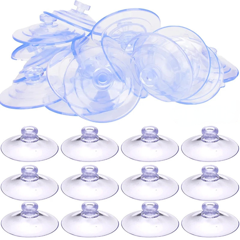 1-5pcs หัวเห็ด Sucker Hooks PVC โปร่งใสแขวนถ้วยดูดสําหรับห้องครัวห้องน้ํา Organizer – โปรปัง