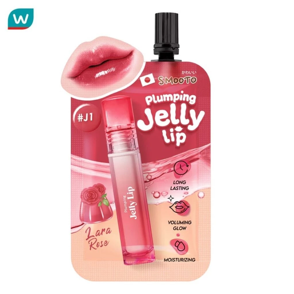 Smooto สมูทโตะ พลัมพิ่ง เจลลี่ ลิป 2ก. J1 ลารา โรส