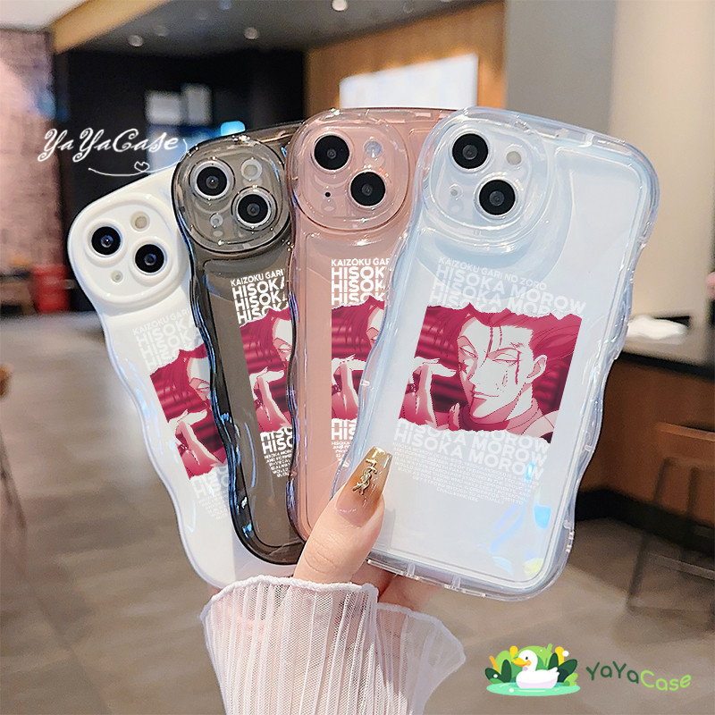 สำหรับ iPhone11 13 Cool Case For เคสไอโฟน15 14 12 Pro Max 15 7 8 Plus X XR XS MAX HISOKA MOROW ซิลิโคนนุ่มฟองคลื่น เคส