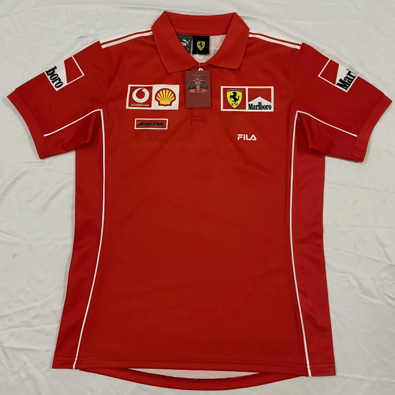 รักบี้; 2024 Ferrari F1 Racing Suit Sweatshirt S-XXXL Mens Sweatshirt Quick Dry Sports Top AAA