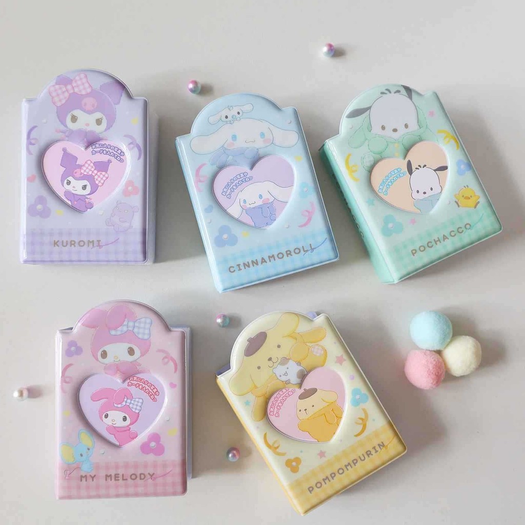 SANRIO อัลบั้มรูปซานริโอ 3 นิ้วที่ใส่บัตรโพลารอยด์ 40 ช่อง PP Inners Idol Photocard เก็บหนังสือ