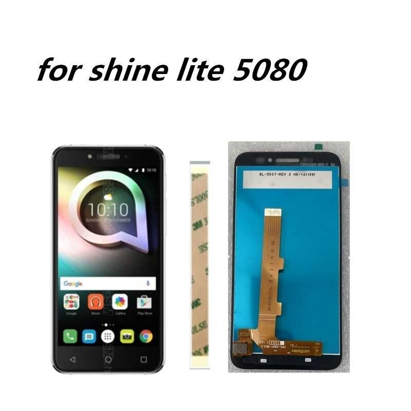 5.0inch For  Alcatel One Touch Shine Lite 5080 5080X  LCD Display Touch Screen  Digitizer Assembly