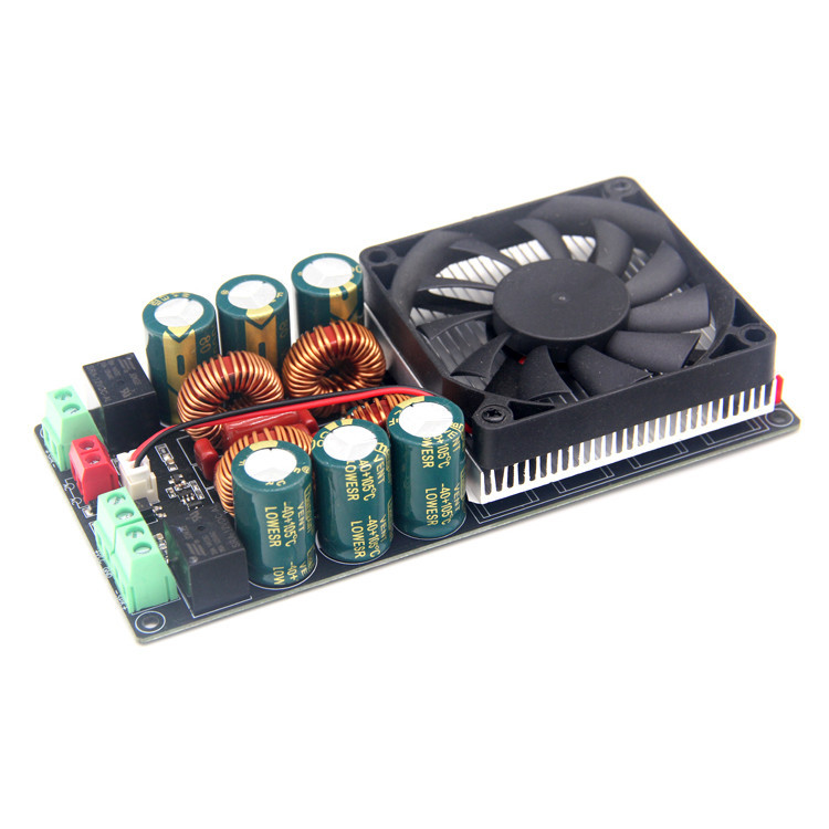 Hifi Single Voltage Stereo High Power Class D บอร์ดขยายเสียงดิจิตอล 2x600W Super TPA3255 รีเลย์ป้องกัน