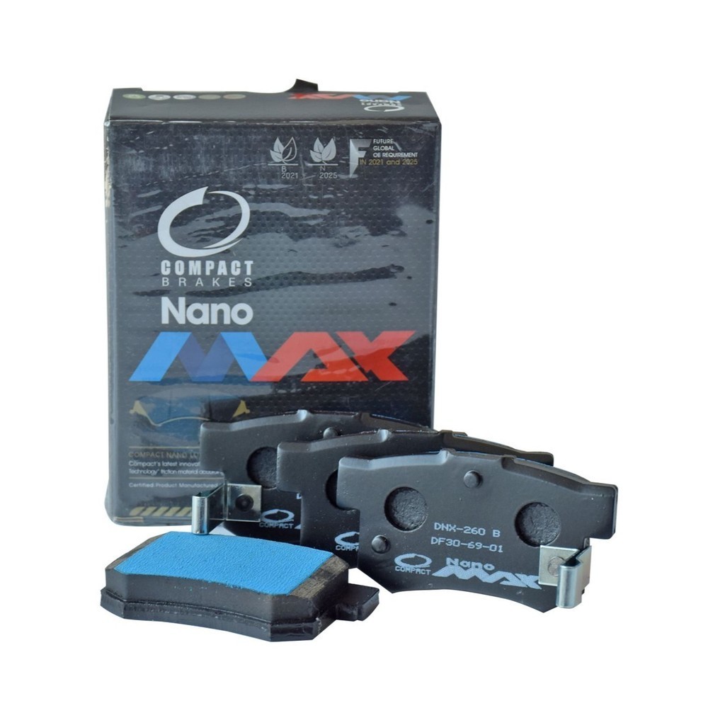 ผ้าเบรคหน้า ISUZU D-MAX ปี 2003-2006 ดิสก์เบรกรุ่น COMPACT NANO MAX