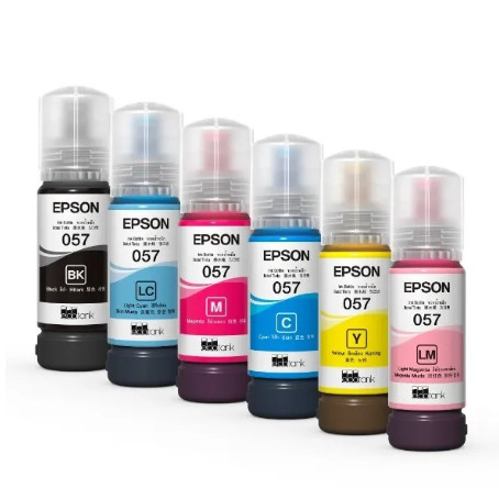 EPSON 057 น้ำหมึกเติมแท้ T09D100-600 FOR EPSON L8050 , L18050 70ml. BK,C,M,Y,LC,LM (เลือกสีที่ตัวเลือกสินค้า)