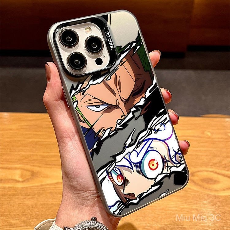 One Piece Comic Luffy Sauron เคสโทรศัพท์ไอโฟนสำหรับ iPhone 11PROMAX 15 14 13 12 PROMAX XR เคสโทรศัพท