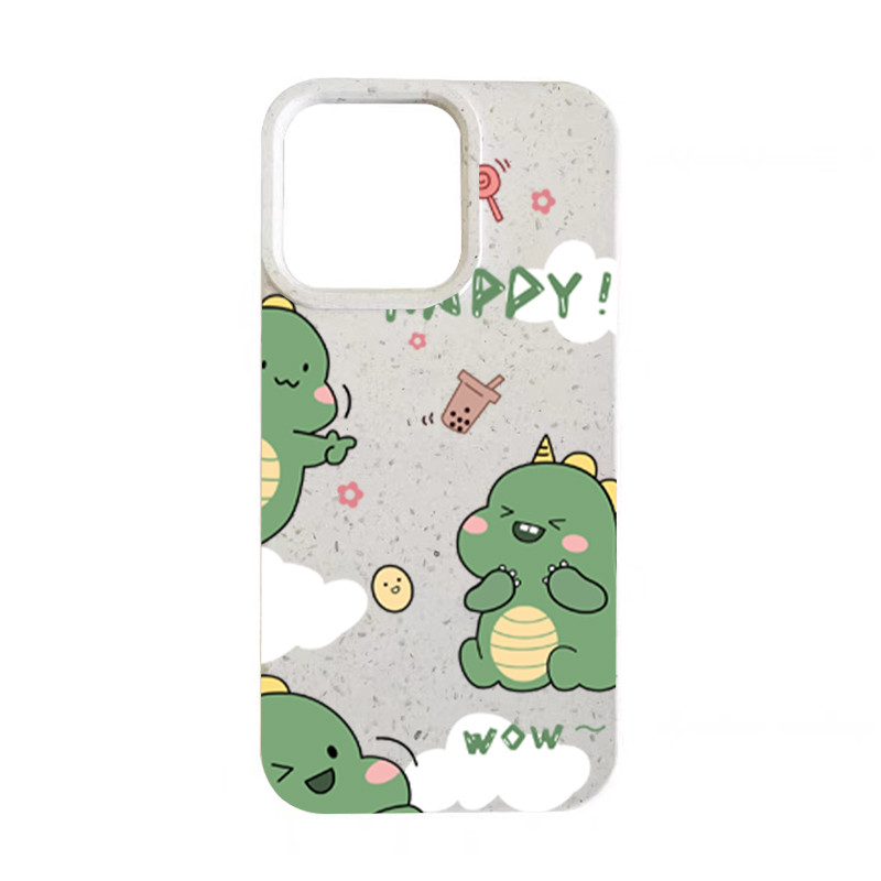 ขั้นสูง กรณีโทรศัพท์ อะนิเมะ ป้องกันการชนกัน iPhone 7 8 Plus 15PRO XR XS X 11  13 12 14 Pro Max มังกรนมมีความสุข - รูปที่ 7