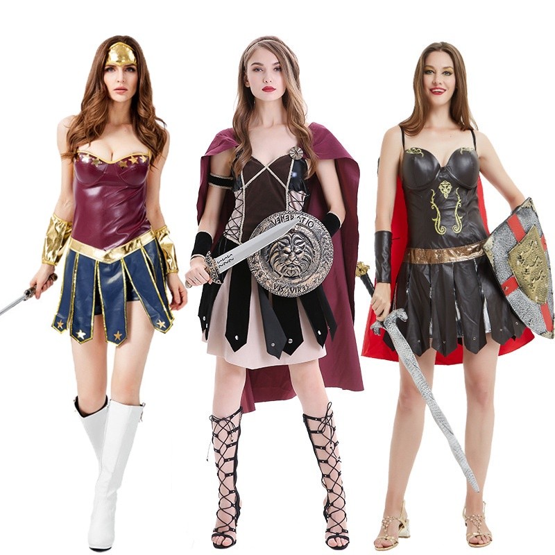 Zst Spartan Warrior Marvel ผู้หญิง Superhero เครื่องแต่งกาย Supergirl คอสเพลย์ชุด Sci-Fi ภาพยนตร์ Superwomen ชุดเครื่องแต่งกายชุดแฟนซีฮาโลวีน