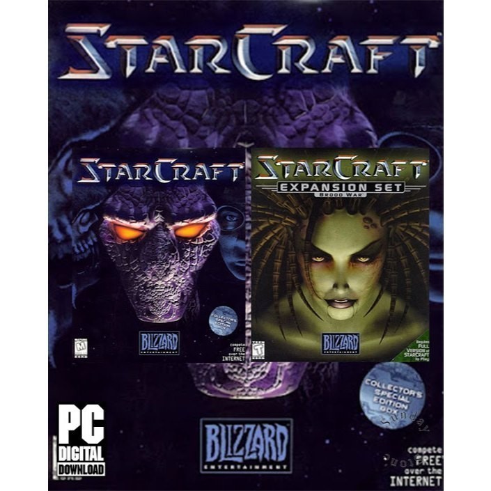 เกมเก่าสร้างฐาน StarCraft รวมภาค Brood War [PC/Notebook]