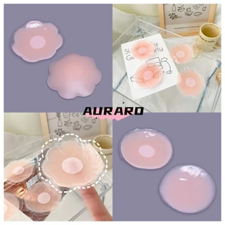 Aurora 🛒พร้อมส่ง🚚 (รูปถ่ายจากงานจริง)ซิลิโคนปิดจุก Strapless Bra ซิลิโคนแปะจุก แผ่นแปะหัวนม เนียนสุดๆ ซิลิโคนปิดหัวนม