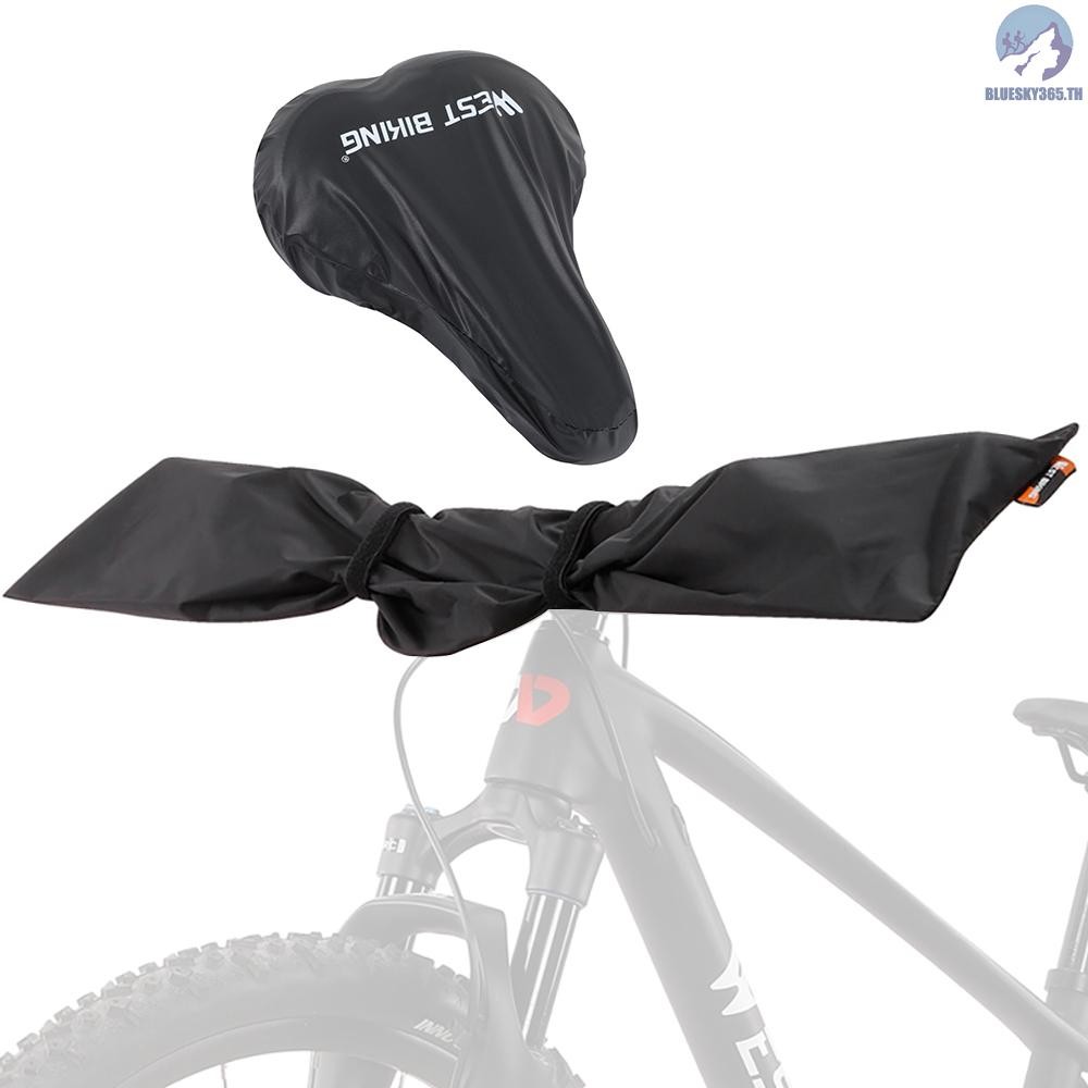 West BIKING ผ้าคลุมแฮนด์จักรยาน แฮนด์จักรยาน ชุดผ้าคลุมกันฝน ชุดอุปกรณ์จักรยาน Bike Bf Fw ใหม่] อุปกรณ์ [2022 Fw ใหม่]