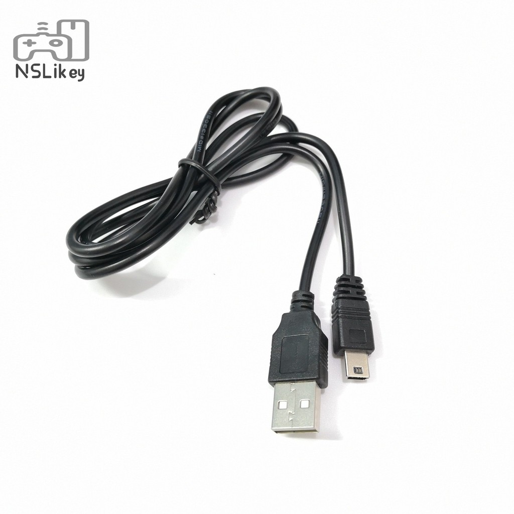 NSLikey 1 เมตร Mini USB Charger Cable สําหรับ Sony PS3 Controller PSP สายชาร์จ Mini 5P สําหรับ PS3 C