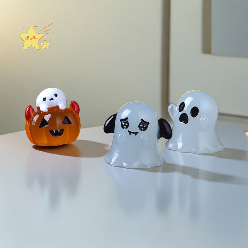 [JBTH] ใหม่ฮาโลวีนนกฮูก Ghost Night Luminous Series Micro ภูมิทัศน์เครื่องประดับขนาดเล็กสําหรับตกแต่งฮาโลวีนตกแต่งบ้าน [JB] - รูปที่ 4
