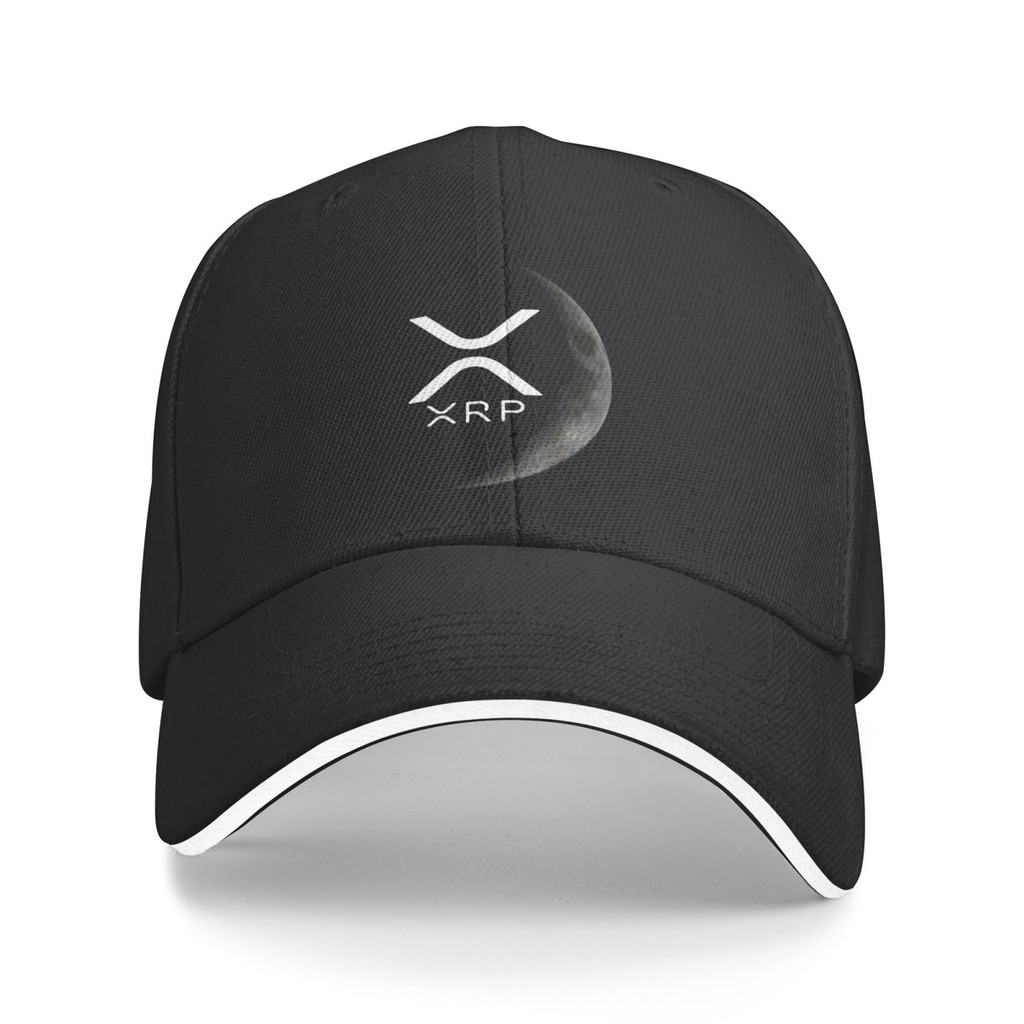 แฟชั่นหมวกเบสบอลผ้าฝ้าย 100% Xrp Crypto Gift Crypto Cryptocurrency Ripple Xrp Moon