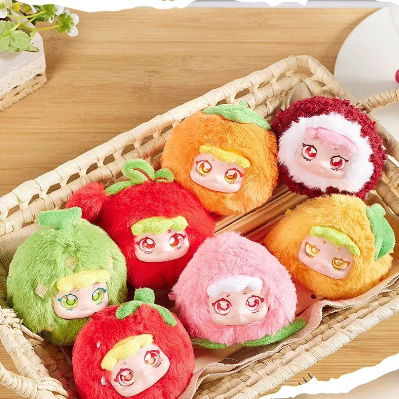 คิมม่อนผลไม้ Kimmon Full Score Sweetness Fruit Plush Series Vinyl Plush Dolls Mystery Box Secret Art Toys Figure Blind Box ตุ๊กตาอินเทรนด์ของเล่นสร้างสรรค์ตุ๊กตาของขวัญ ของขวัญวันฮาโลวีนคริสต์มาสและปีใหม่ Halloween Christmas New Year gifts