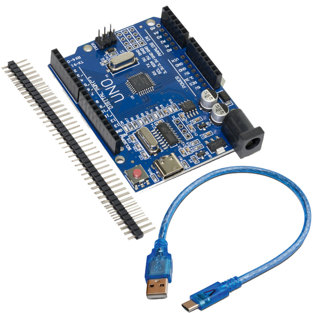 บอร์ด Uno R3 SMD ATmega328P (USB Type-C)
