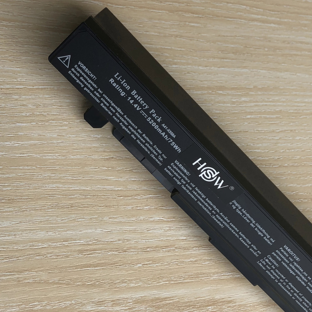 8 Cells 4400mAh A41-X550A แบตเตอรี่แล็ปท็อป For Asus A41-X550 A450 A550 F450 F550 F552 K550 P450 P55