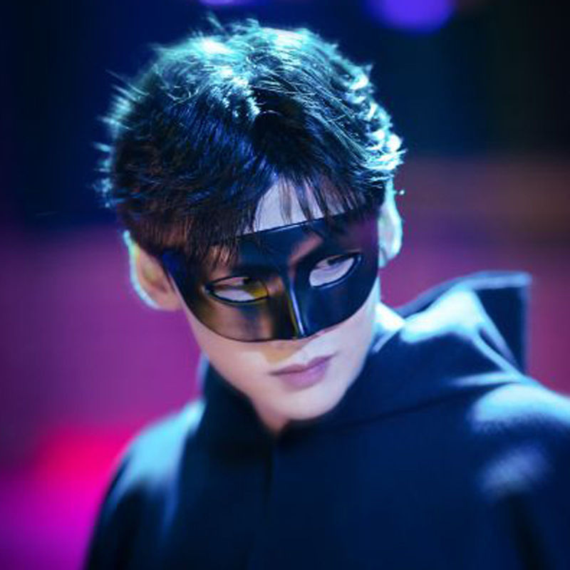 งานปาร์ตี้หน้ากากหน้ากากเจ๋ง zoro ครึ่งหน้าสีดำสำหรับผู้ชาย หน้ากากฮาโล Masquerade