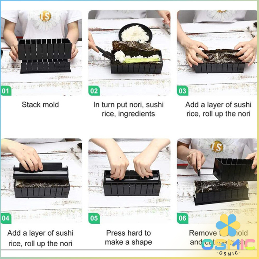 MIC แม่พิมพ์ ทำซูชิ   แม่พิมพ์คุณภาพดี ตัวช่วยของแม่บ้าน Sushi mold - รูปที่ 2