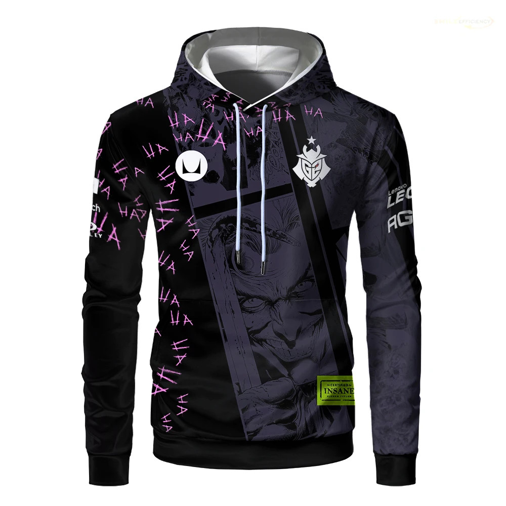 2024 ใหม่ G2 Esports ผู้ชาย Hoodie Gamers2 ชุดทีมคอสเพลย์ Jersey Hoodies CSGO Dota เกมการประกวดกีฬาก