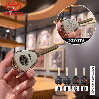 เคสกุญแจรถโตโยต้า Toyota vios/yaris/ Vitz/commuter/vigo/innova/fortuner ปลอกกุญแจรถ พวงกุญแจโตโยต้า