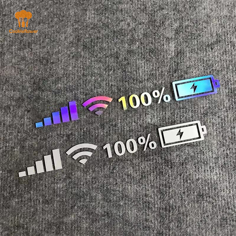 Ckfr Wifi Level Mark Car Vinyl Decals กระจกรถยนต์ด้านหลังสติกเกอร์ตลกใหม่