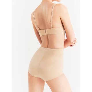 Sabina Wear and Go กางเกงในกระชับสัดส่วนเอวสูงปานกลาง Light Support รหัส SGY1101CD - สีเนื้อเข้ม