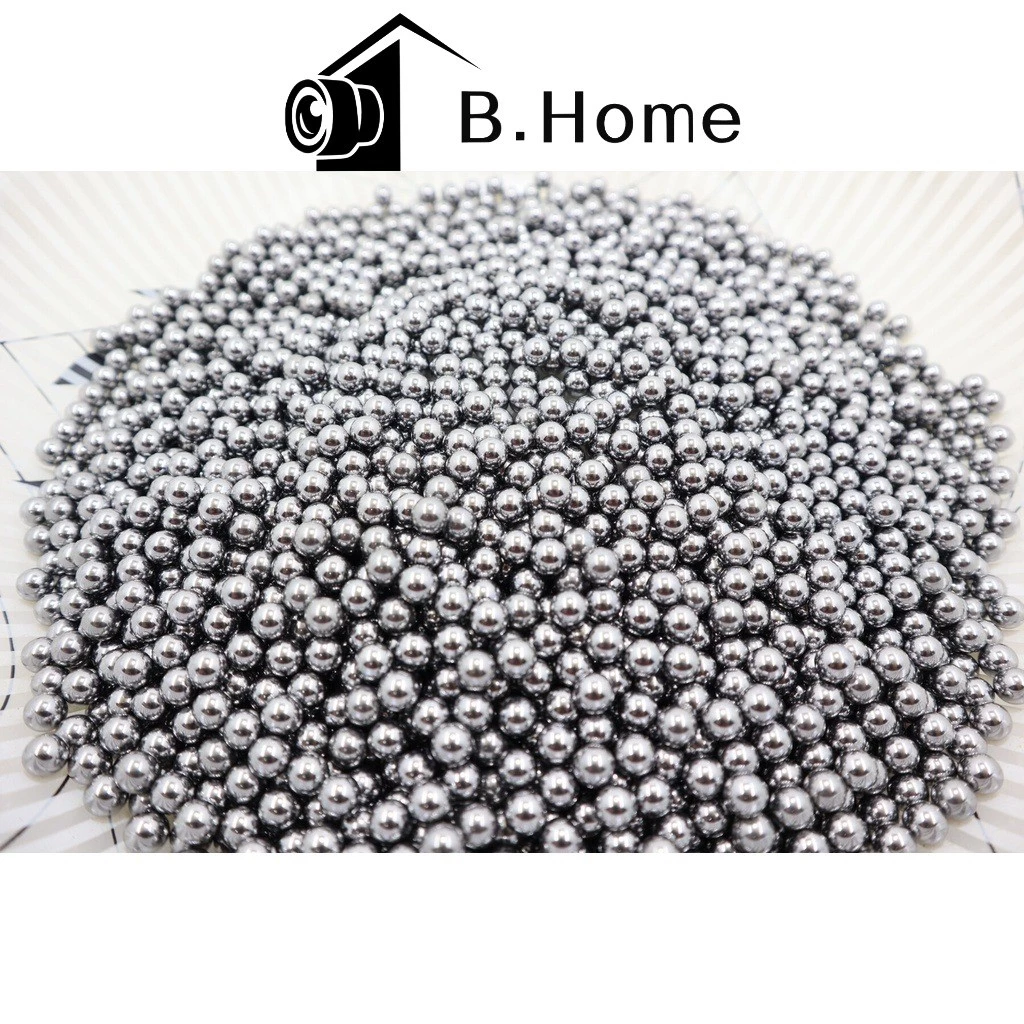 ลูก8มิล ลูกเหล็กร่อนเงา ขนาด 8mm 7mm ถุง 1 กิโลกรัม ( ประมาณ 470-490 เม็ดบวกลบ )