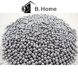 ลูก8มิล ลูกเหล็กร่อนเงา ขนาด 8mm 7mm ถุง 1 กิโลกรัม ( ประมาณ 470-490 เม็ดบวกลบ )