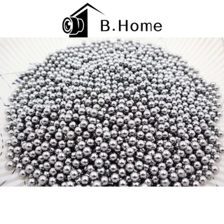 ลูก8มิล ลูกเหล็กร่อนเงา ขนาด 8mm 7mm ถุง 1 กิโลกรัม ( ประมาณ 470-490 เม็ดบวกลบ )