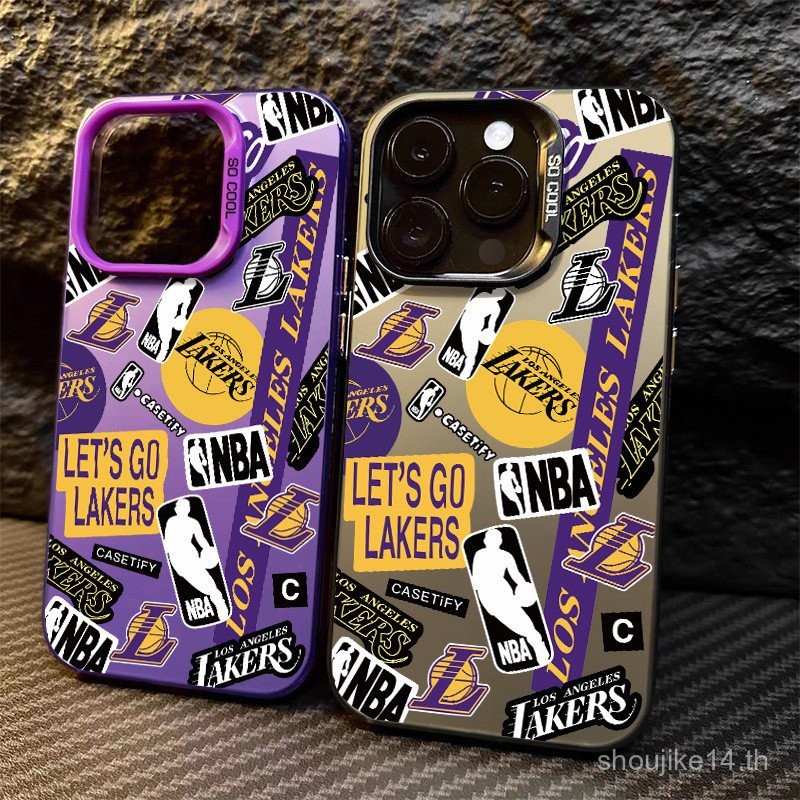 NBA บุคลิกภาพบัตรโทรศัพท์ Case เข้ากันได้สำหรับ iPhone 15 14 11 12 13 Pro XR x XS MAX 7/8 PLUS se2020ที่มีคุณภาพสูงเรียบหลุมฝาครอบป้องกัน