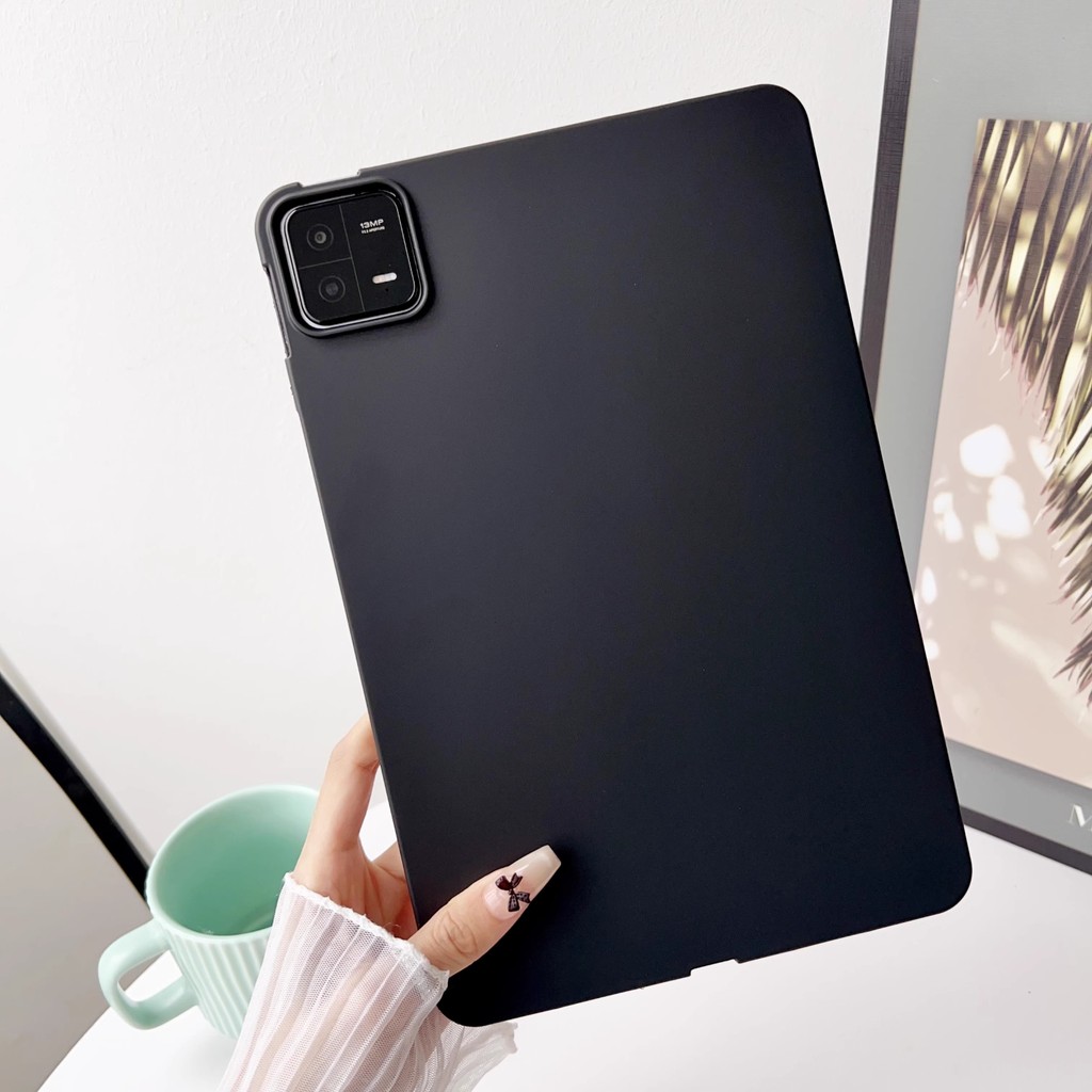 เคส TPU แบบนุ่มซิลิโคนหรูหราด้านสําหรับ Infinix Xpad 11 2024 ฝาครอบสีดําแข็งบางเฉียบ