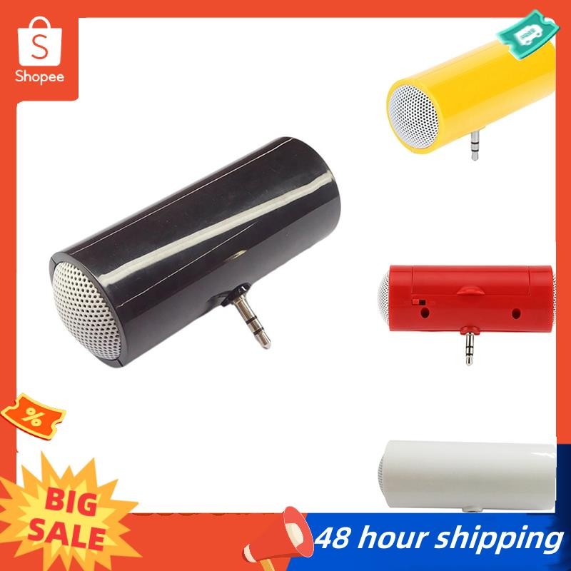 พร้อมสต็อก ลําโพงมินิ ลําโพงพกพา 3.5 มม. ลําโพงขยายเสียงขนาดเล็ก Plug and Play สําหรับโทรศัพท์มือถือและแท็บเล็ต