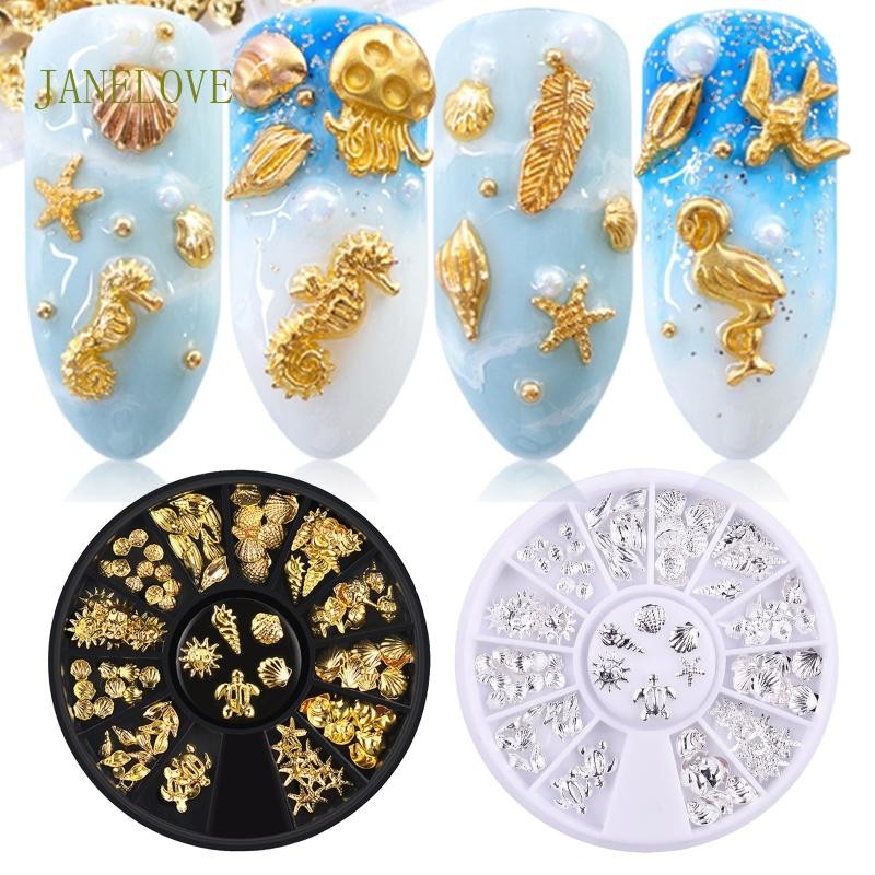 Jlove 1 กล่องเปลือกหอยเรซิ่นฟิลเลอร์ปลาดาว Seahorse สําหรับเชลล์สําหรับเต่าเรซิ่น Filli