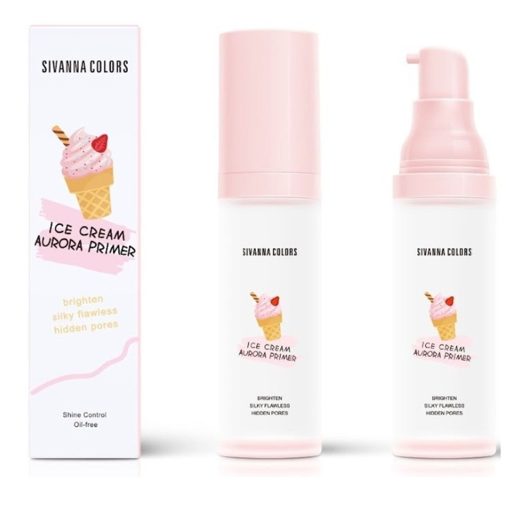 ของแท้·ส่งด่วน·ถูก Sivanna Ice Cream Aurora Primer #HF506 ซิวานน่า ไอศกรีม ออโรร่า ไพร์เมอร์ x 1 ชิ้น dayse