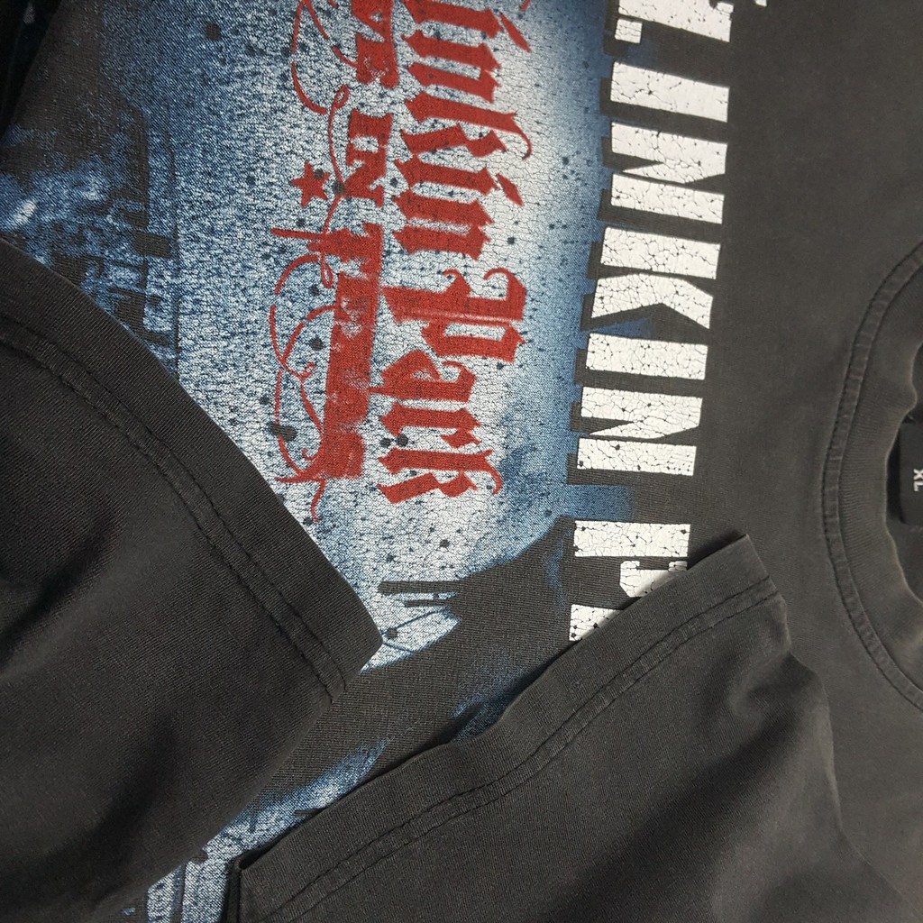 NEW เสื้อยืด Linkin Park Rock Band วงร็อค เสื้อยืดสไตล์ใหม่ Hot ผ้าฝ้าย 100% band T-shirt ราคา ถูกที่สุด ดีลบีเคเค แกลเลอรีภาพที่ 4