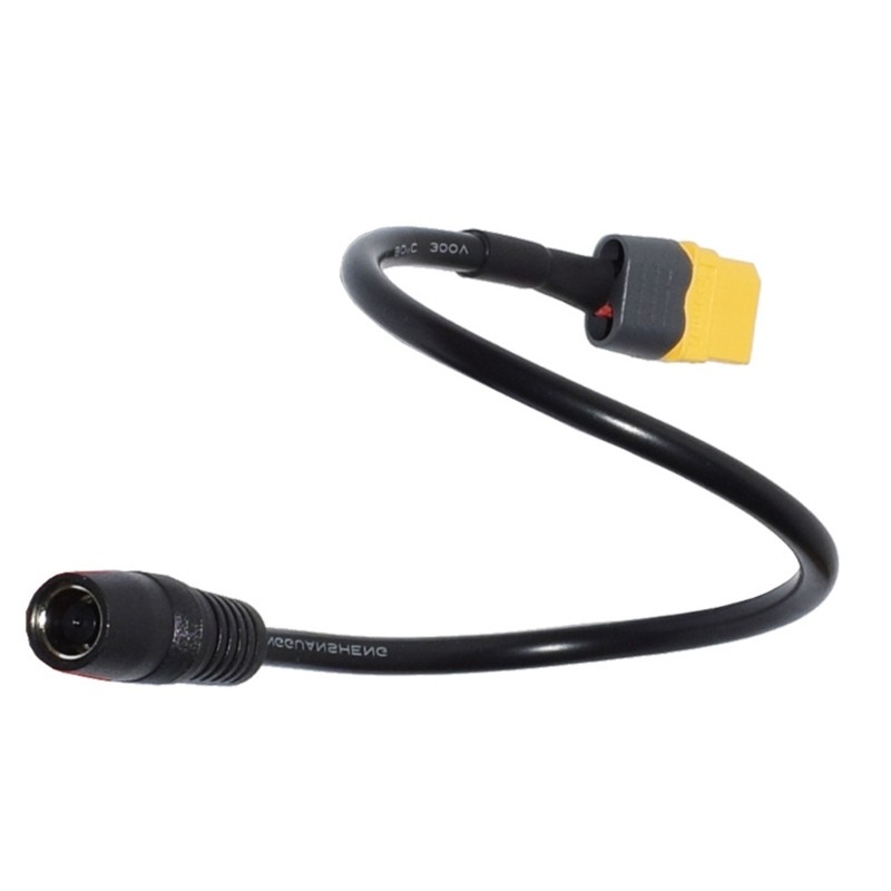 Niki XT60 Female to DC8mm Power Cable Adapter 14AWG Conductiveity Copper Cord สําหรับแผงโซลาร์เซลล์แ