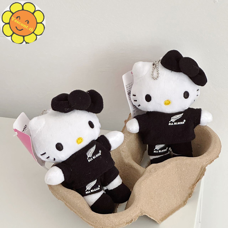 Yescont การ์ตูน Sanrio Hello Kitty พวงกุญแจตุ๊กตา Kawaii ตุ๊กตาตุ๊กตาพวงกุญแจกระเป๋าเป้สะพายหลังแฟชั่นอุปกรณ์ตกแต่งของเล่นเด็กของขวัญ TH